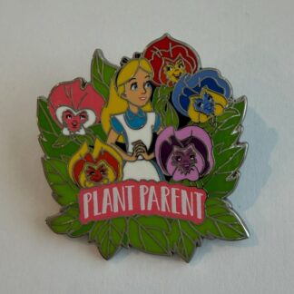 Alice Pansies Plant Parent Flower Girls 2023 Alice In Wonderland Disney Pin H5