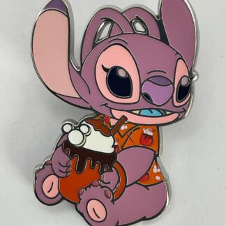 Angel Hot Chocolate December Stitch Attacks Snacks LR Disney Pin C8