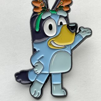 Bluey Heeler Family Holiday Mystery Pin Reindeer Antlers G3