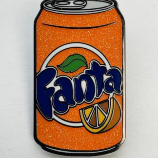 Coca-Cola Soda Can Glitter Mystery Pin Orange Fanta Hot Topic G5