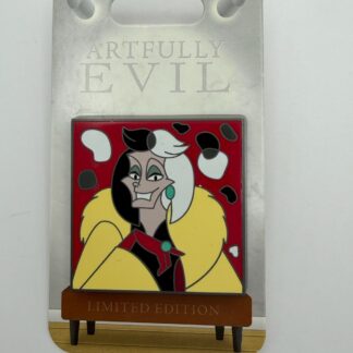Cruella De Vil - 101 Dalmatians - Artfully Evil 2021 Disney Pin B