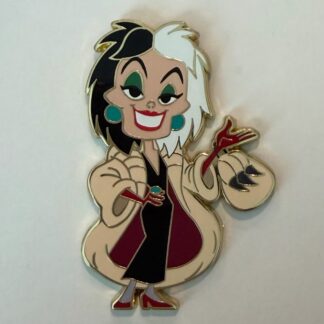 Cruella de Vil Happiest Collection on Earth PALM Pink A La Mode 24 Disney Pin H0