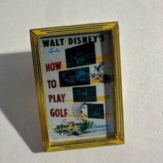 DIS How to Play Golf Movie Poster Series 12 Months of Magic 2002 Disney Pin E7