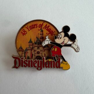 DISNEY DLR 48TH ANNIVERSARY DISNEYLAND MICKEY MOUSE 3D 2003 Disney Pin G7