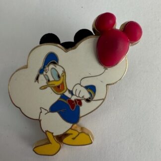 DISNEY WDW DONALD DUCK MICKEY SHAPED BALLOON PIN (C9)