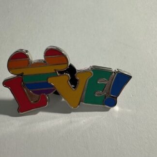 DLP Paris Love Rainbow Mickey Head Icon Disney Pin (E0)