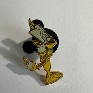 DLR GWP Beauty and the Beast Map Pin - Lumiere 2002 Disney Pin C0
