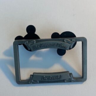 DLR Gear Up For Adventure License Plate Happiest Place On Earth Disney Pin LE B7
