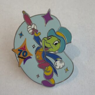 DLR - Jiminy Cricket - Disneyland 70th Anniversary Mystery 2025 Disney Pin D6