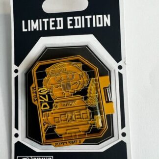 DLR LE D20 Galaxys Edge Droid Depot Yellow Hinged Disney Pin (B)
