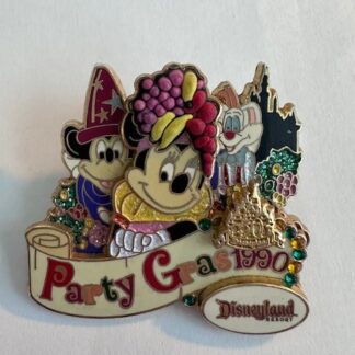 DLR Magical Milestone 1990 Party Gras Parade Debuts Disney Pin (D6)