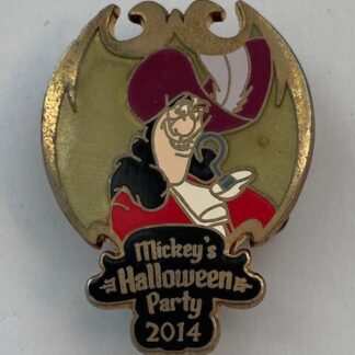 DLR Mickey Halloween Party 2014 Villains Captain Hook LE Disney Pin (B6)