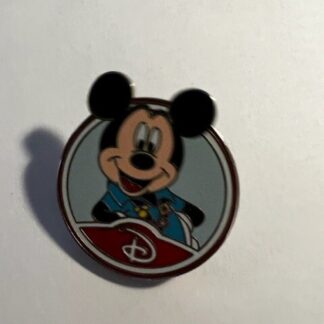 DLR Mystery Collection Circle Icon D Mickey Wearing Lanyard Disney Pin (B5)