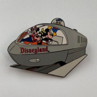 DLR Old Style Monorail Fab 5 Mickey Minnie Goofy Donald Disney Pin (B8)