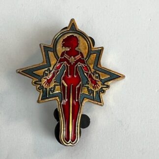 DS Captain Marvel Red And Gold Disney Pin (A8)