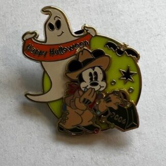 DSF Happy Halloween 2006 Mickey Mouse And Ghost Disney Pin LE 300 (A1)