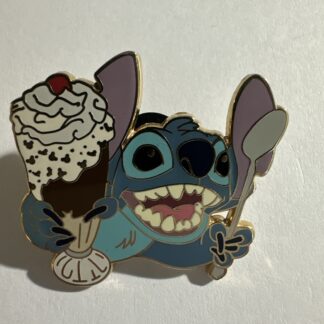 DSSH DSF Pin Trader Delight PTD Stitch Ice Cream LE 300 Disney Pin Spoon (C9)