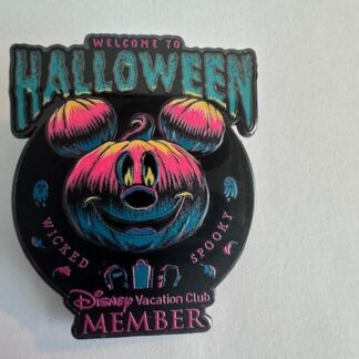 DVC Disney Vacation Club Halloween Pumpkin 2023 Disney Pin (D7)