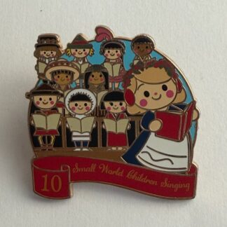 Day 10 Small World Children Singing Twelve Days of Christmas 2020 Disney Pin H0