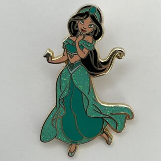 Disney Aladdin Parks Collection 2016 Glitter Dress Princess Jasmine Pin A7