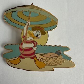 Disney Auctions Donald Duck At Beach LE Umbrella Disney Pin (D6)