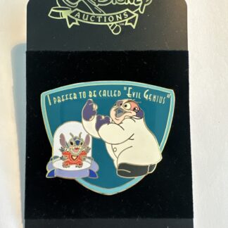 Disney Auctions Jumbo & Stitch I Prefer to be Called Evil Genius LE 1000 pin