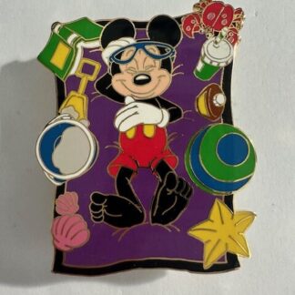 Disney Auctions (P.I.N.S.) Beach Blanket Series Mickey LE 500 Disney Pin B2