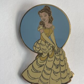 Disney Auctions (P.I.N.S.) - Belle in Blue Circle Beauty Beast LE 500 Pin (A5)