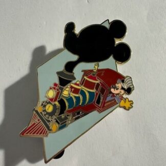 Disney Auctions Pin Mickey Mouse Train Locomotive Conductor Engineer LE 500 (E6)