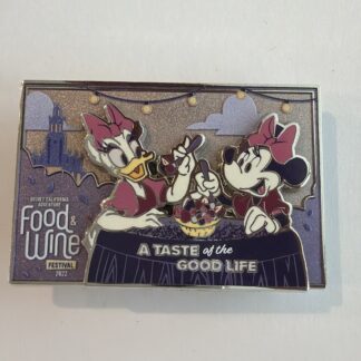 Disney DCA Minnie Daisy Food & Wine Festival Taste The Good Life Pin E0