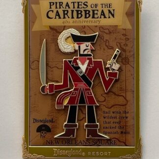 Disney DLR Pirates of the Caribbean 40th Anniversary JUMBO Pin LE 750 (D1)