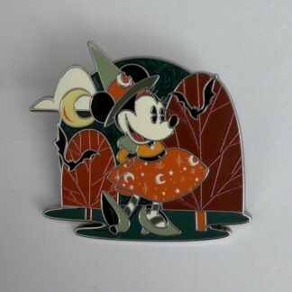 Disney Disneyland 2025 Halloween Pin Minnie Mouse in Witch Costume C9