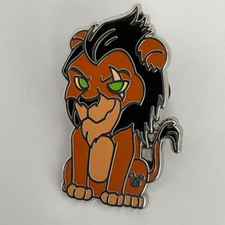 Disney Hidden Mickey Scar Lion King Cute Villains WDW Trading Pin 2024 C5