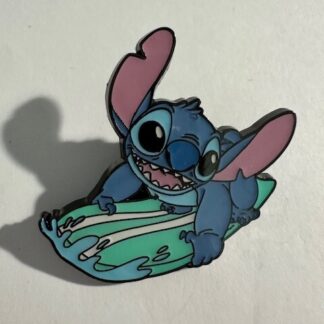 Disney Loungefly 2024 Stitch Mystery Pin Beach Day Green Surfboard (E8)