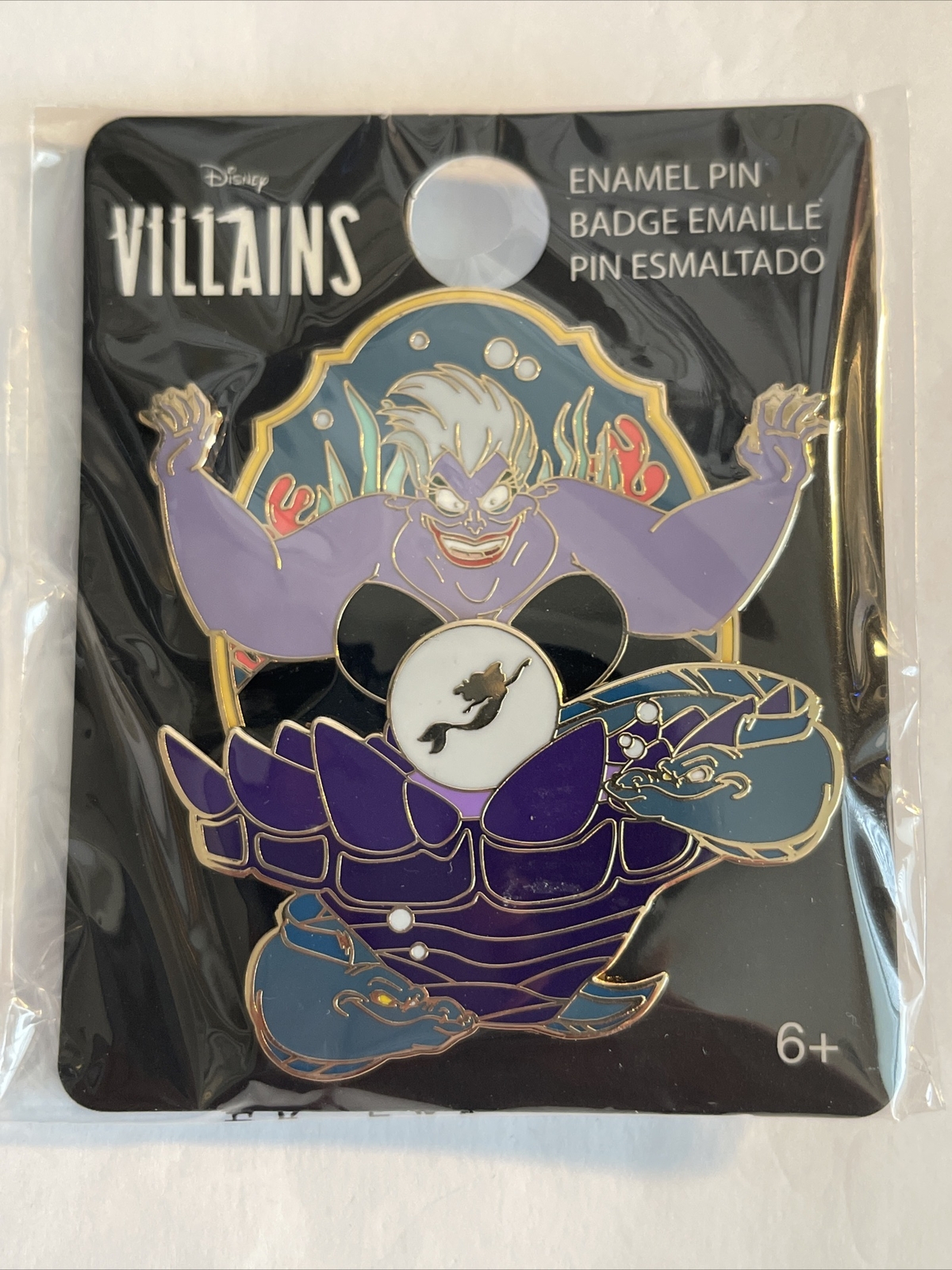 Disney Loungefly Disney Villains Ursula Pin (B)