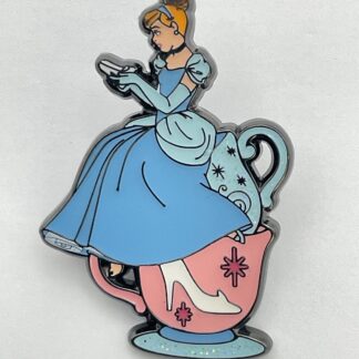 Disney Loungefly Glitter Cinderella Princess Teacups Mystery Pin H2