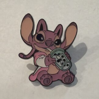 Disney Loungefly Lilo & Stitch Angel Pajamas Boba Tea Pin Blind Box F8