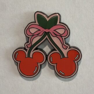 Disney Loungefly Mickey Mouse Cherry Bow Pin E0