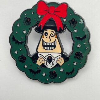 Disney Loungefly Nightmare Before Christmas Holiday NBC Mayor Wreath Pin H2