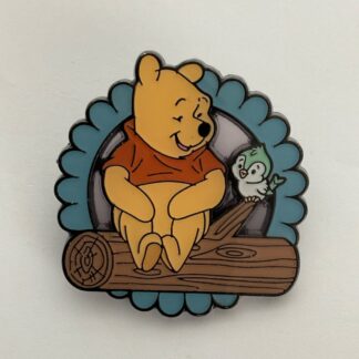 Disney Loungefly Winnie The Pooh Cameo Pooh With Bird Sitting On Log Pin F4