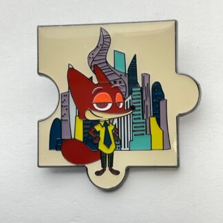Disney Loungefly ZOOTOPIA Map Puzzle Mystery Pin Nick Wilde G3
