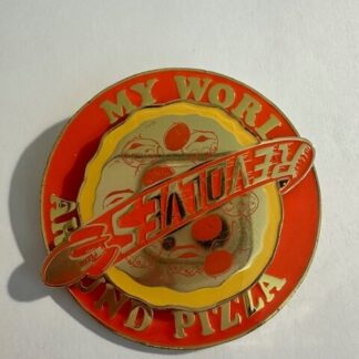Disney My World Revolves Around Pizza Planet Toy Story Alien Spinner Pin (E3)