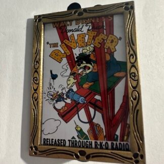 Disney Nostalgia Movie Poster Series Donald Duck The Riveter Disney Pin E1