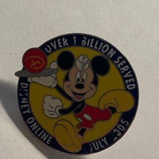 Disney Online Over 1 Billion Served July 2005 Mickey Mouse Disney Pin LE (A1)