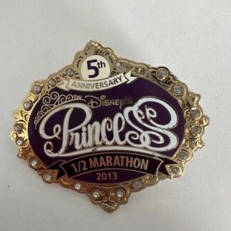 Disney Parks Disney’s Princess 1/2 Marathon 2013 5th Anniversary Pin (E8)
