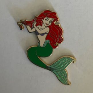 Disney Parks OE 2017 Ariel With Dinglehopper & Glitter Tail Pin Glitter (H1)