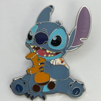 Disney Parks Stitch Attacks Snacks Pin Gingerbread November LR Stitch Only H2