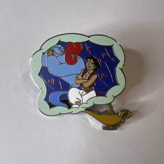 Disney Pin 2022 30th Anniversary Aladdin - Aladdin & Genie Red Lips F4