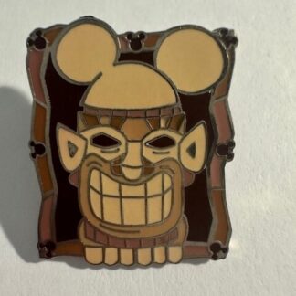 Disney Pin 59031 WDW - Hidden Mickey 2007 Series 2 - Brown Tiki (B7)