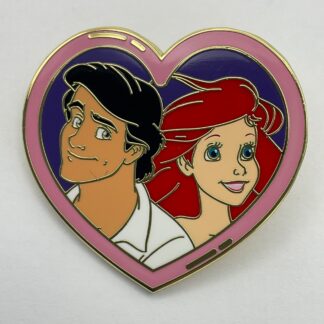 Disney Pin Ariel & Prince Eric Little Mermaid Princess Hearts Heart Loungefly G5